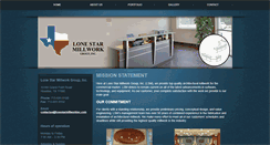 Desktop Screenshot of lonestarmillworkinc.com